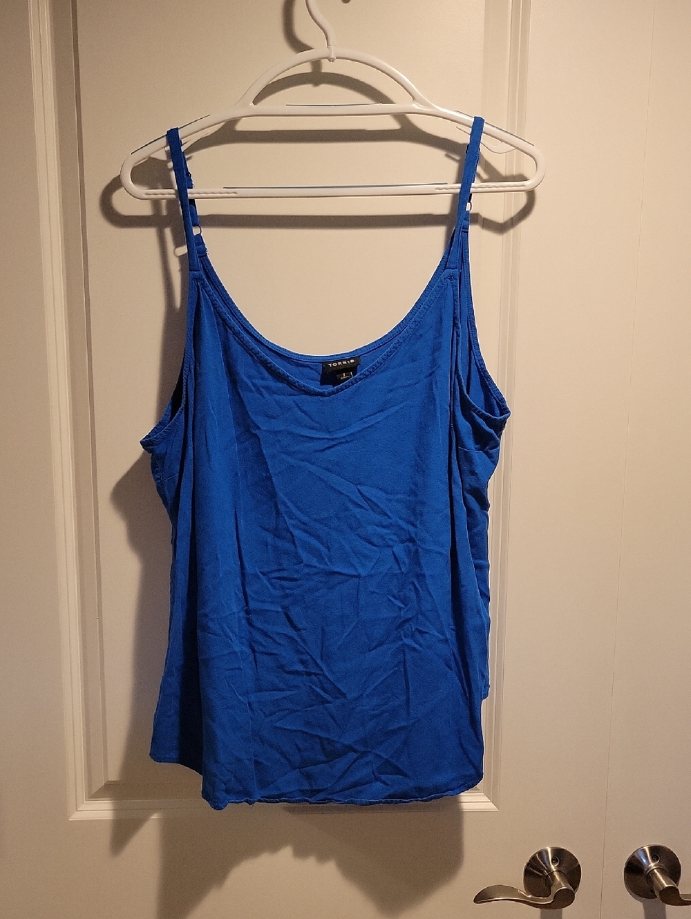 Blue Women's Scoop Neck Camisole Tank Top